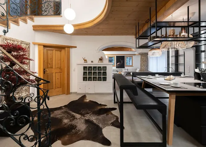 ヴィラ Designferienhaus Luxus Bergchalet Xxl In-out Snow Space Flachau *